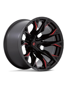 Felga aluminiowa D823 FLAME Gloss Black Milled W/ Candy Red FUEL