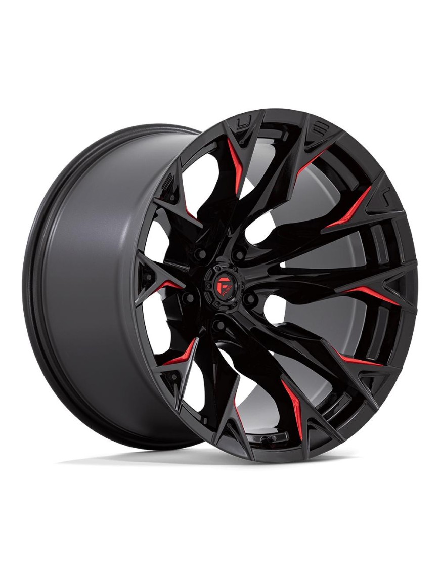 Felga aluminiowa D823 FLAME Gloss Black Milled W/ Candy Red FUEL