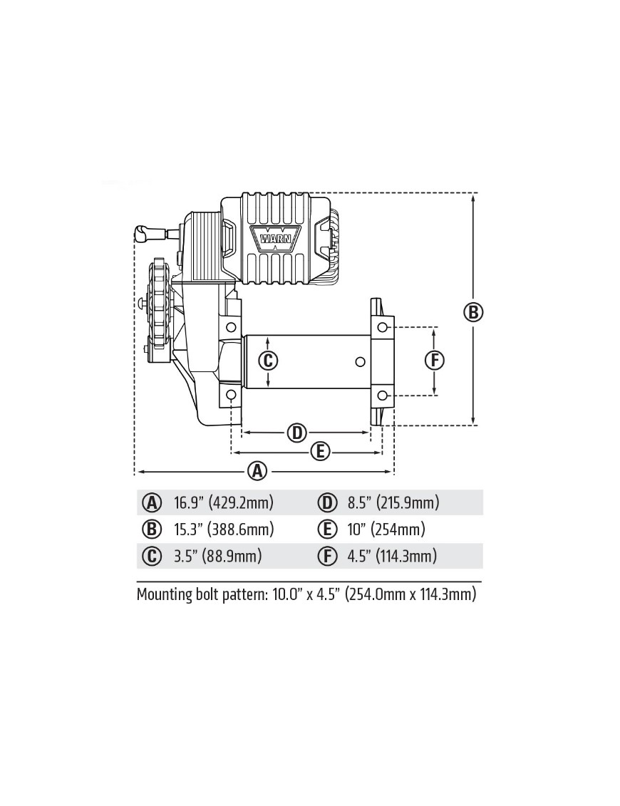 Warn Grzechotnik M8274 134:1 - Legendarna wyciągarka | Szekla4x4.pl Warn Grzechotnik M8274 134:1 - Legendarna wyciągarka | Szekla4x4.pl
