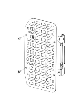 Mały Panel MOLLE na Drzwi - INEOS Grenadier
