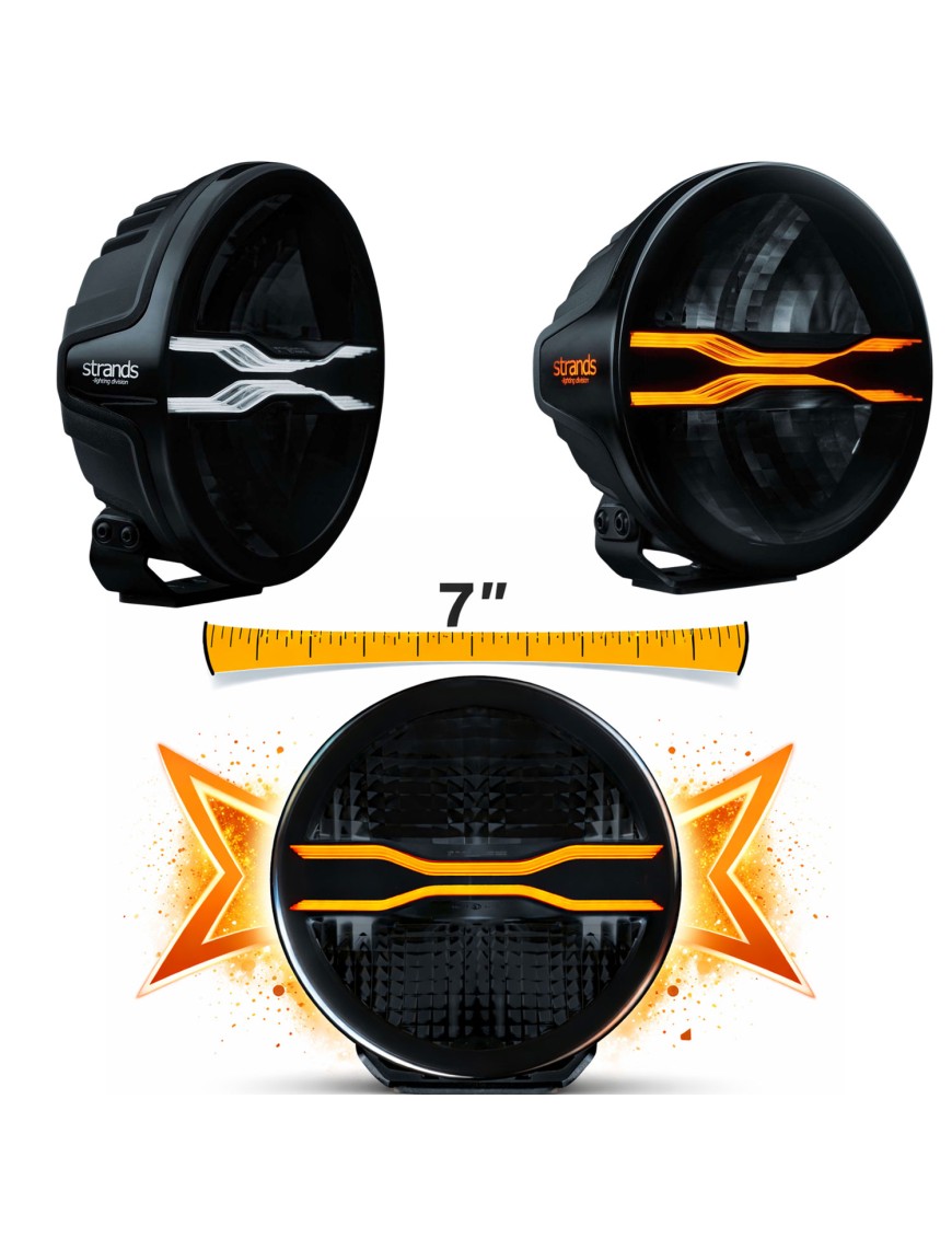 FOR9T Dragon Drive 7″ – Lampa Dalekosiężna LED