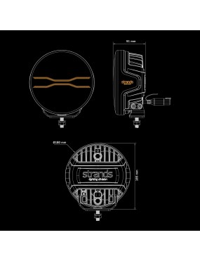 FOR9T Dragon Drive 7″ – Lampa Dalekosiężna LED