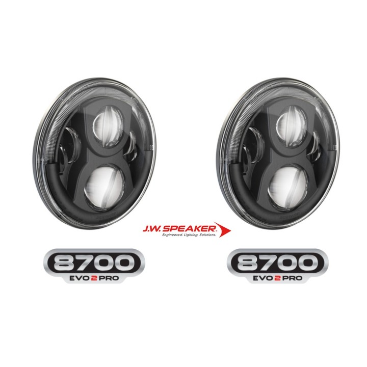 Komplet J.W. Speaker 8700 EVO 2 PRO Reflektor LED 7″ JW SPEAKER