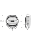 SWEDSTUFF DRIVING LIGHT 7″ 65W Lampa LED