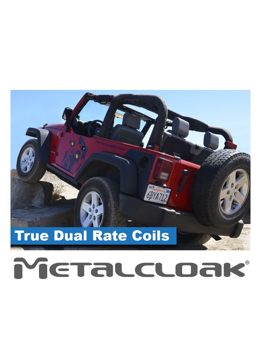 Sprężyny 2,5" 4D Jeep Wrangler JKU JK tylne TRUE DUAL RATE