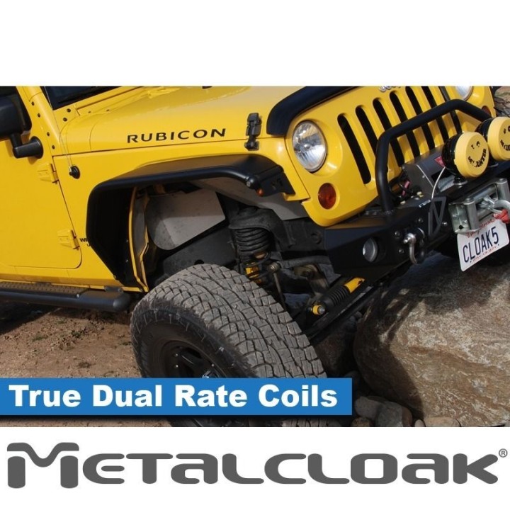Przednie sprężyny 2,5" lift Jeep Wrangler JKU 4D | 3,5" 2D JK Trud Dual Rate METALCLOAK - ujęcie 4