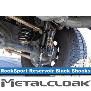 Amortyzatory Rocksport BLACK 2,5-3,5" Jeep Wrangler JK tylne regulowane METALCLOAK - ujęcie 2