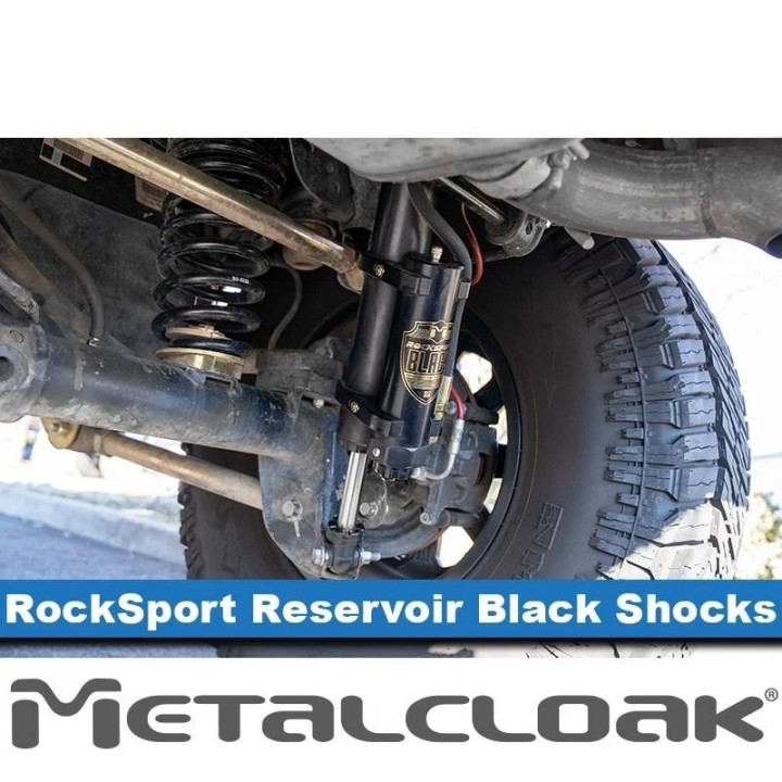 Amortyzatory Rocksport BLACK 2,5-3,5" Jeep Wrangler JK tylne regulowane METALCLOAK - ujęcie 2