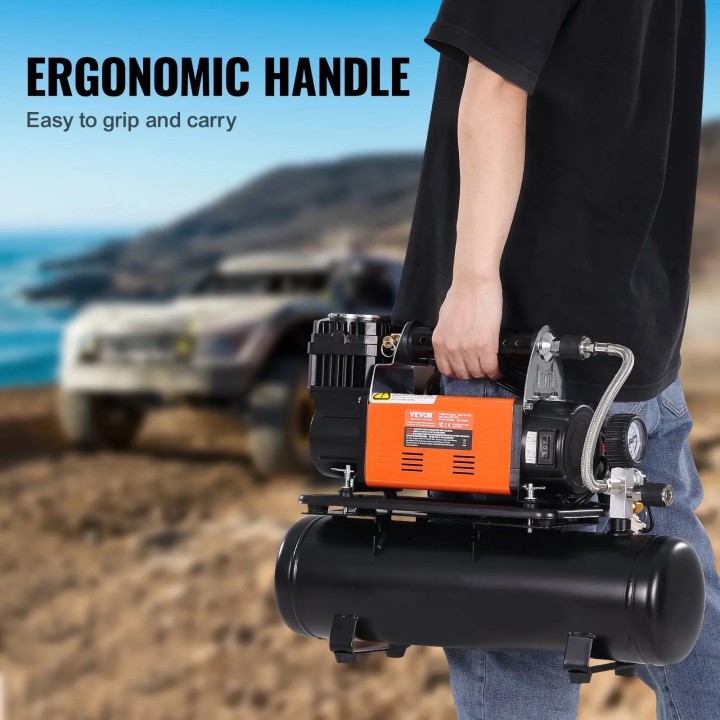 Kompresor 12V 150 PSI z butlą VEVOR - ujęcie 6
