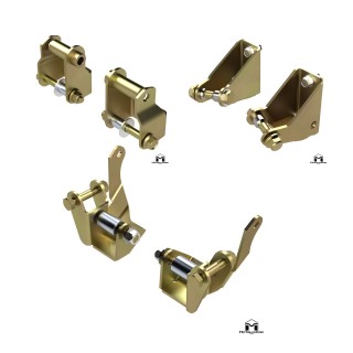 Relokacja mocowań seryjnych Jeep Wrangler JL do liftu 2,5" METALCLOAK