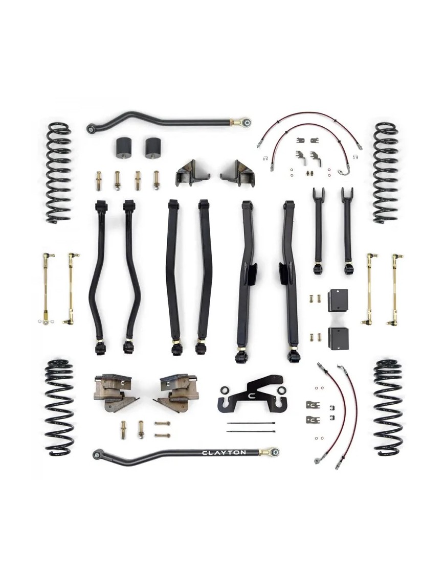Zestaw zawieszenia Long Arm Clayton Overland+ Lift 3,5"
