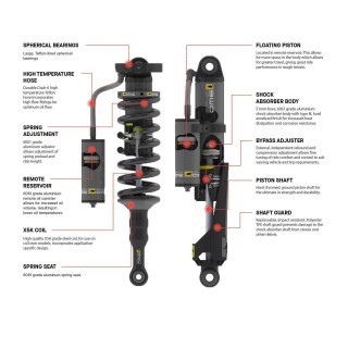 Amortyzator przedni OME BP-51 BP5160031 | Jeep Wrangler JK 2" (lift 50mm) ARB - ujęcie 2