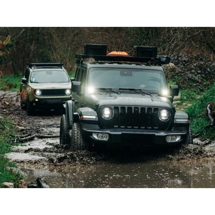 Bagażnik dachowy Slimline II 1/2 Tall Jeep Wrangler JL 4D 2018+ Front Runner - ujęcie 8