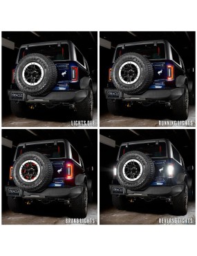 Niskoprofilowe tylne lampy LED Ford New Bronco 2021+