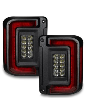 Niskoprofilowe tylne lampy z modułem EU Jeep Wrangler JK
