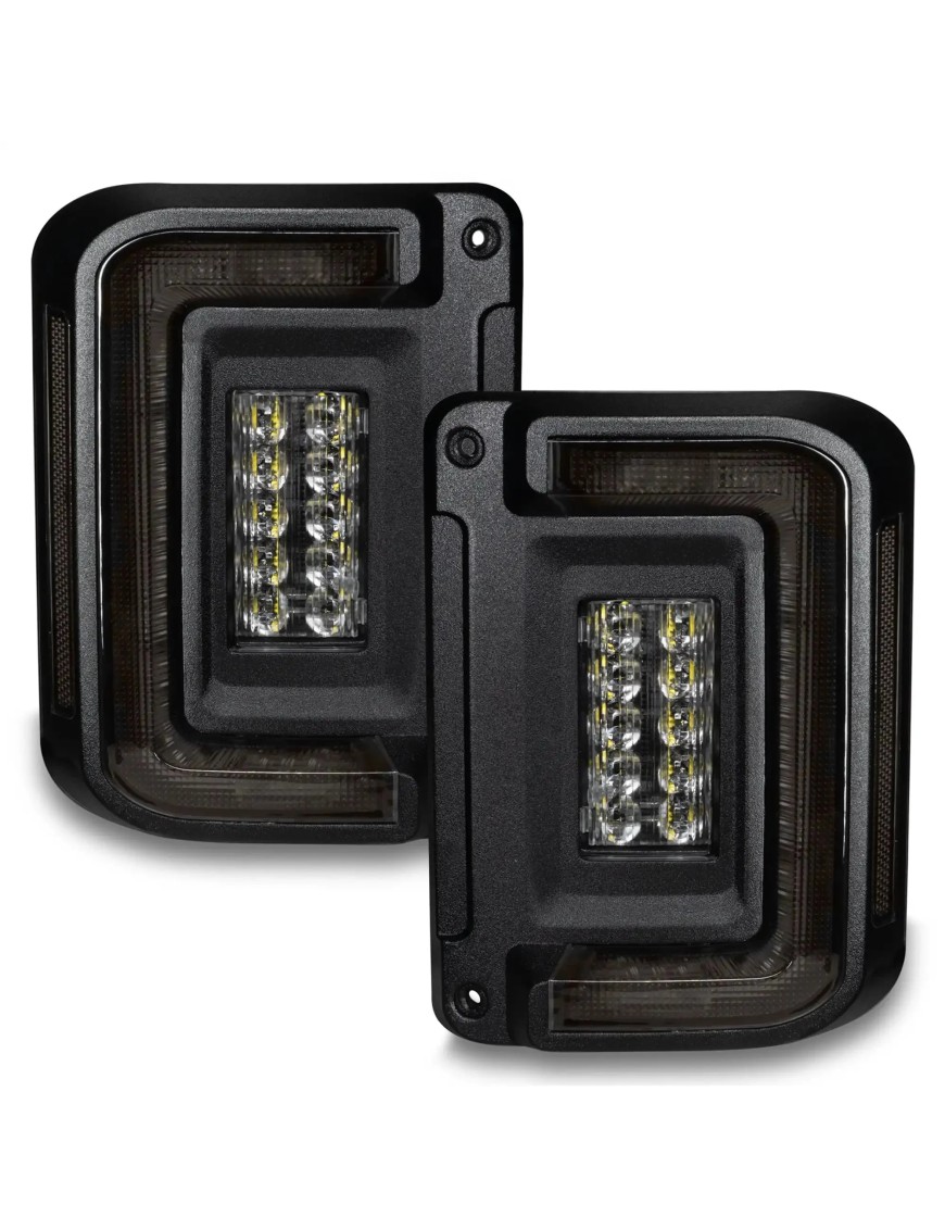 Niskoprofilowe tylne lampy z modułem EU Jeep Wrangler JK