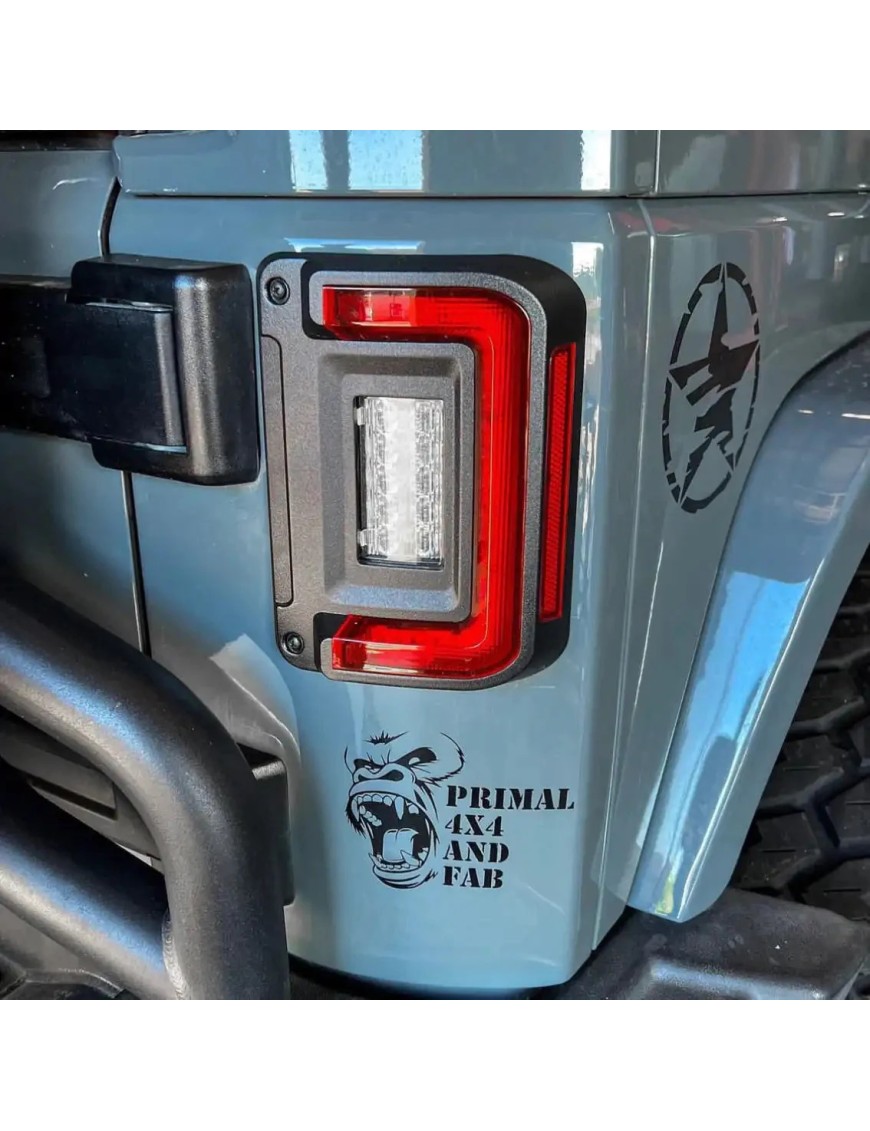Niskoprofilowe tylne lampy z modułem EU Jeep Wrangler JK