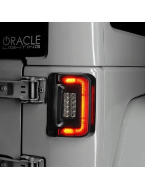 Niskoprofilowe tylne lampy z modułem EU Jeep Wrangler JK