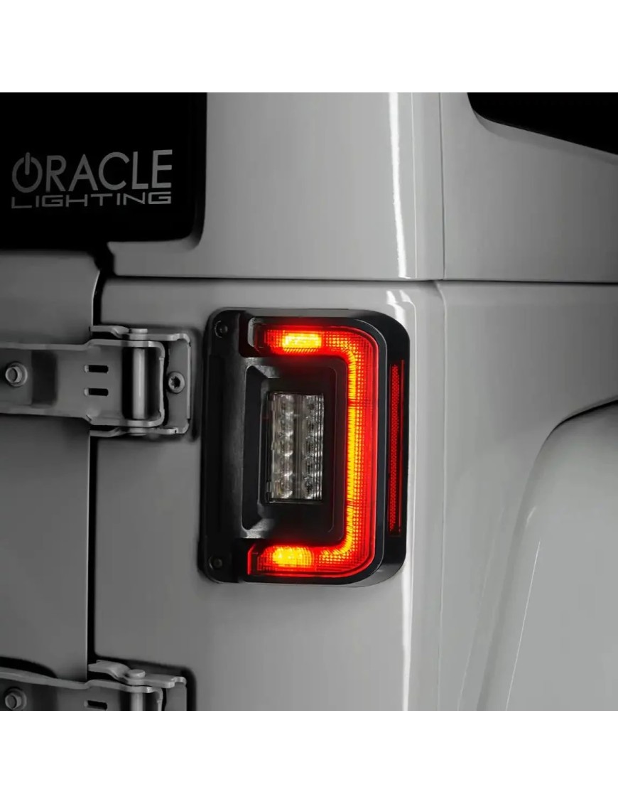 Niskoprofilowe tylne lampy z modułem EU Jeep Wrangler JK