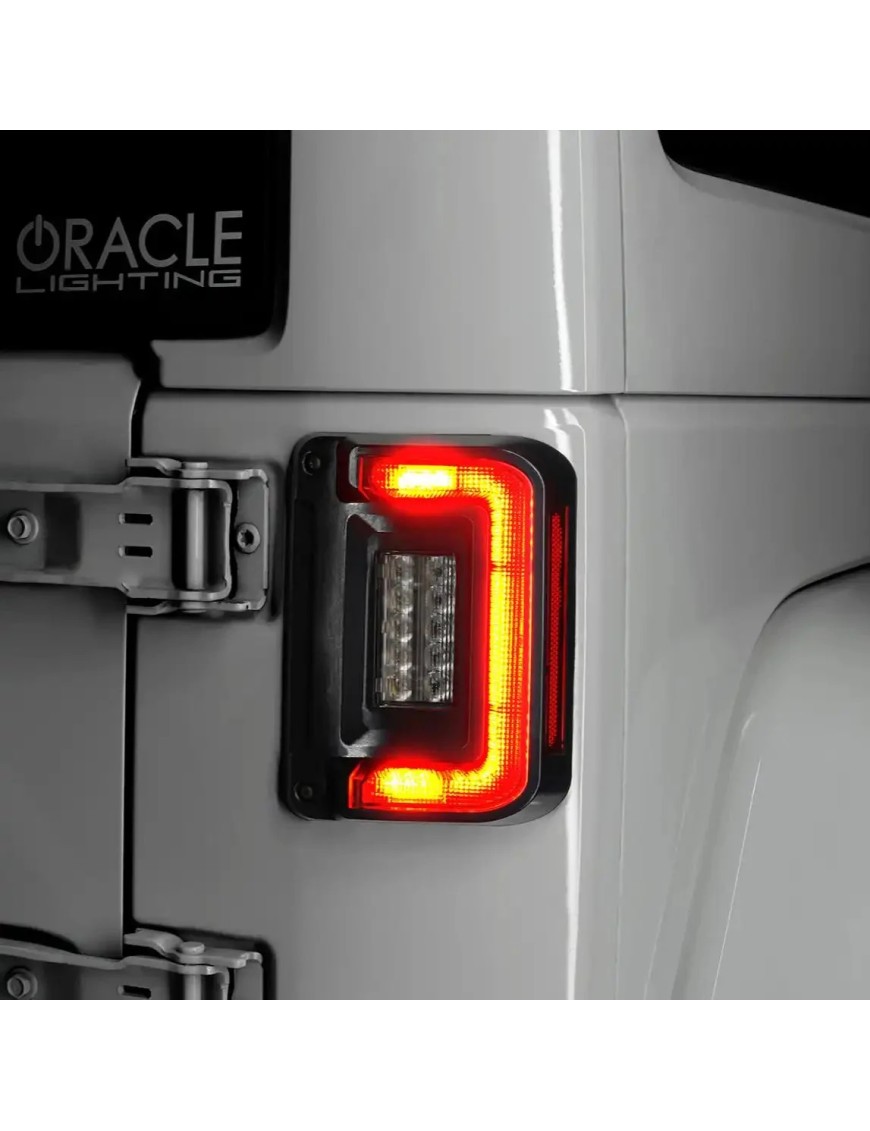 Niskoprofilowe tylne lampy z modułem EU Jeep Wrangler JK