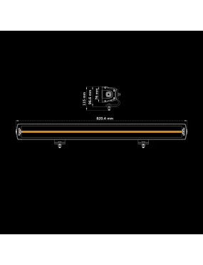 SIBERIA XPA DR LED BAR 32" 80cm