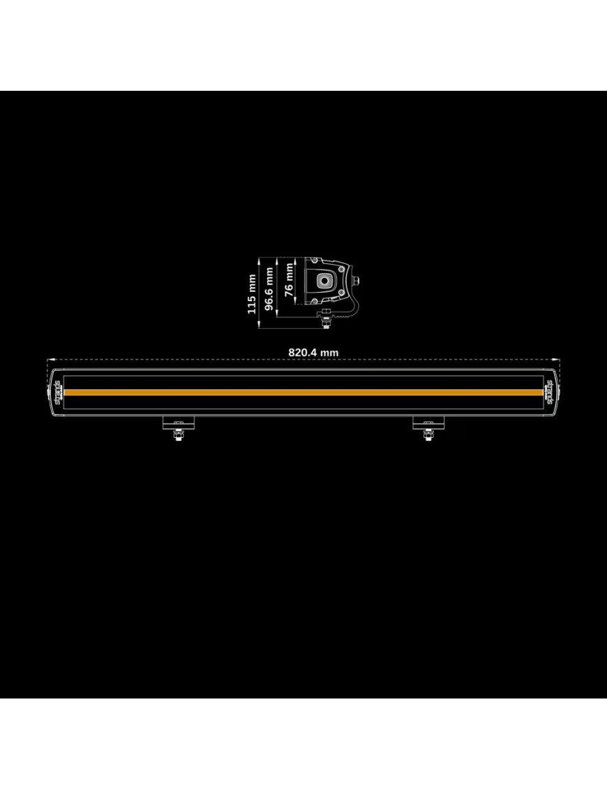 SIBERIA XPA DR LED BAR 32" 80cm