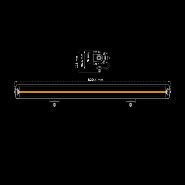 SIBERIA XPA DR LED BAR 32" 80cm STRANDS - ujęcie 4