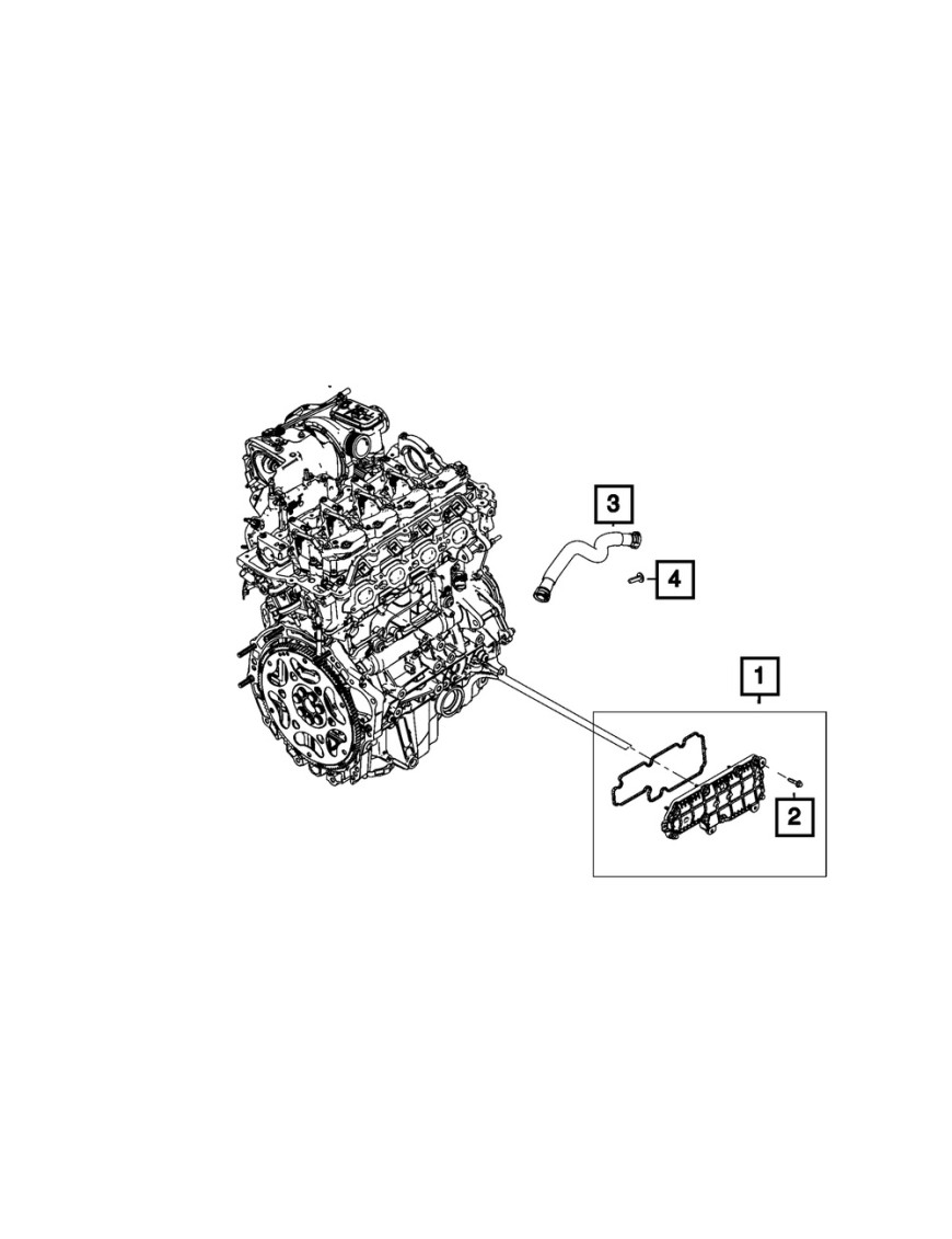 Separator Oleju Jeep Wrangler JL 04893609AD Mopar