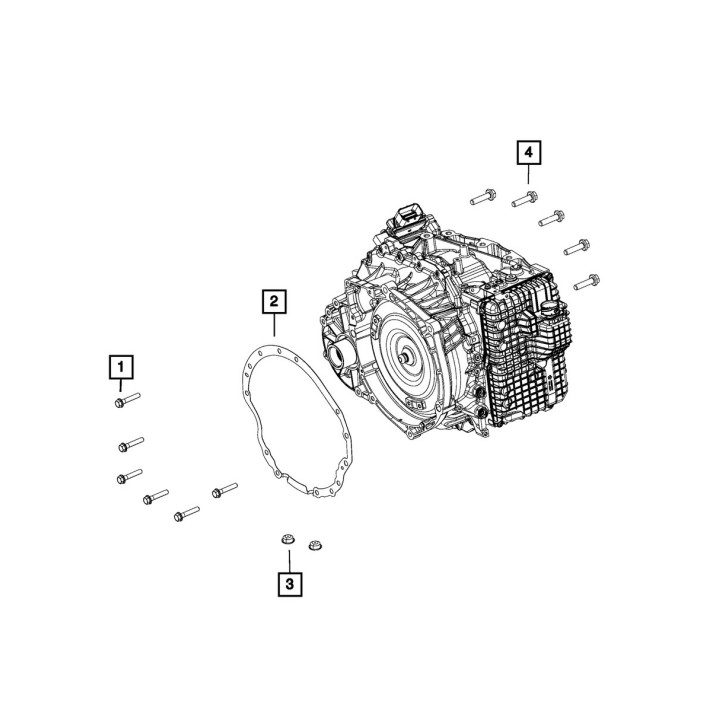Korek mopar 4593887AB | zaślepka otworu skrzyni biegów - ujęcie 3