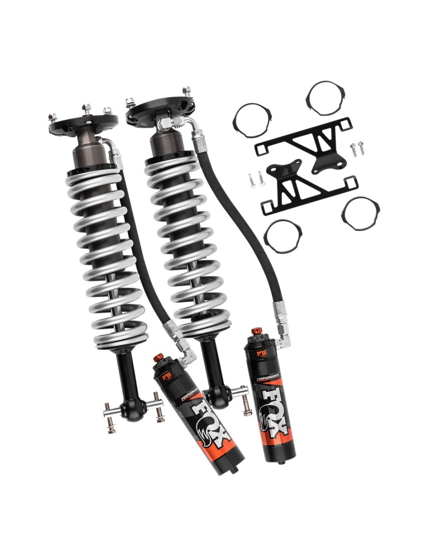 Komplet przednich Amortyzatorów RAM 1500 2019+ przód Coilover FOX Performance Elite 2.5 Reservoir Regulowany DSC Lift 2"