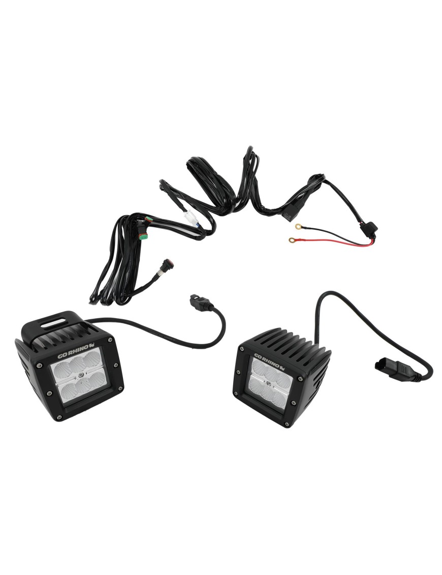 Lampy LED 3" Surface do zderzaka BR5 przód spot/flood Go Rhino