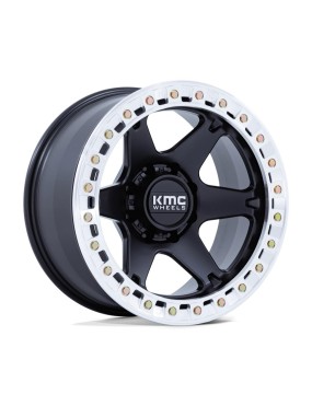 Felga aluminiowa KM238 VI BEADLOCK Satin Black W/ Machined Ring KMC