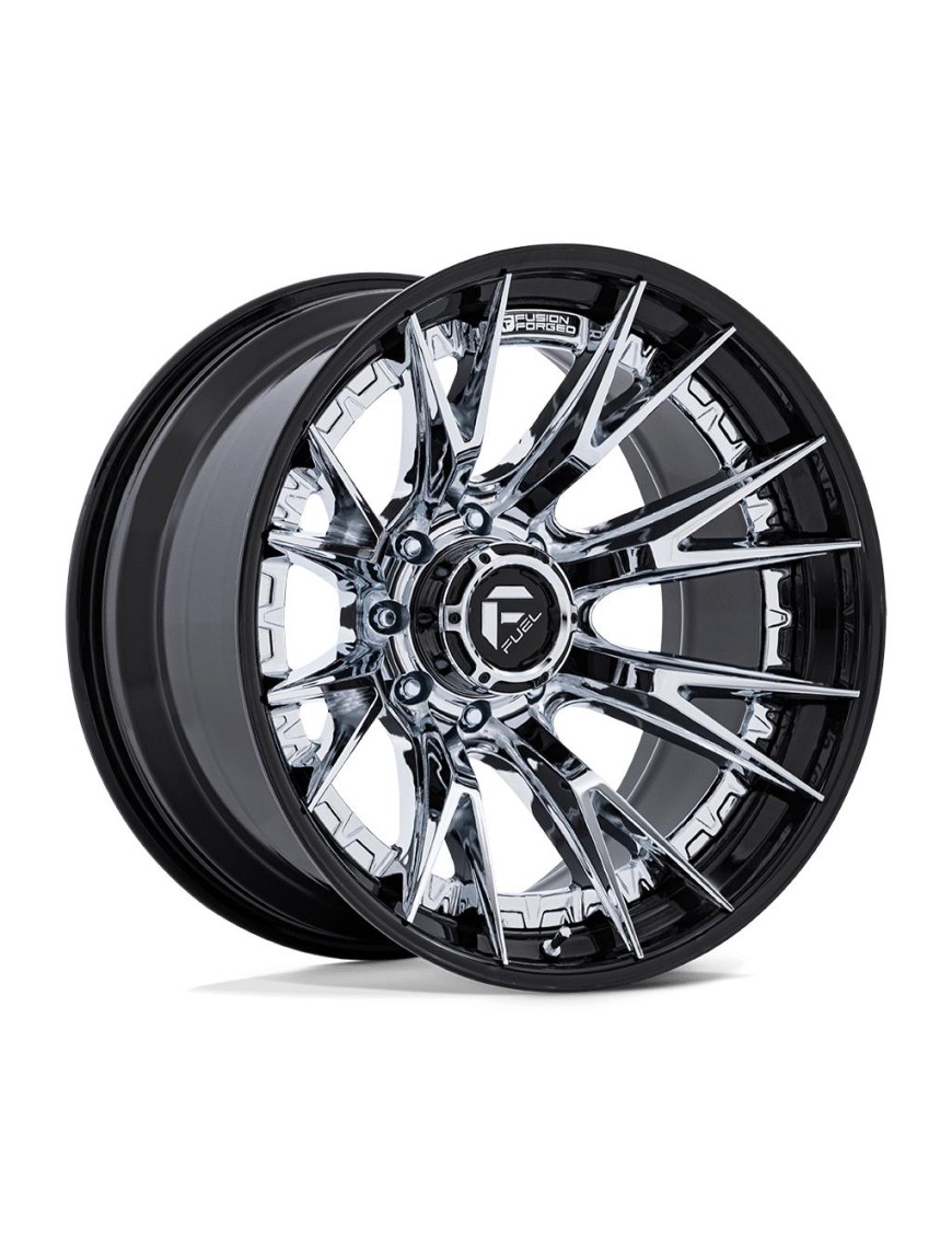 Felga aluminiowa FC402 CATALYST Chrome W/ Gloss Black Lip FUEL