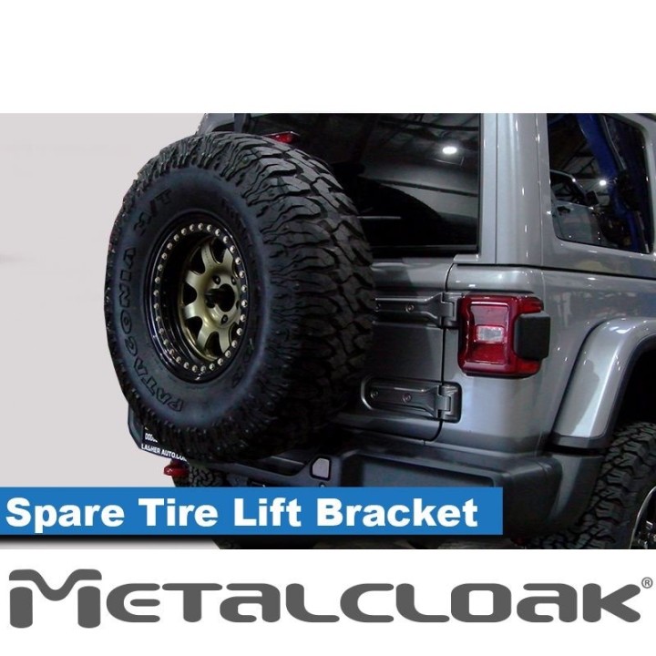Relokacja tylnego koła 35" Jeep Wrangler JL | Mocowanie koła zapasowego METALCLOAK - ujęcie 6