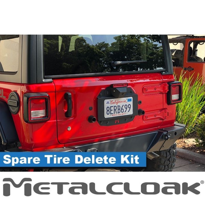 "Usuwator" zapasowego koła fabrycznego Jeep Wrangler JL METALCLOAK - ujęcie 6