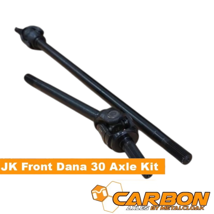 Półosie przednie Wrangler JK Carbon NIE Rubicon D30 27 spline METALCLOAK