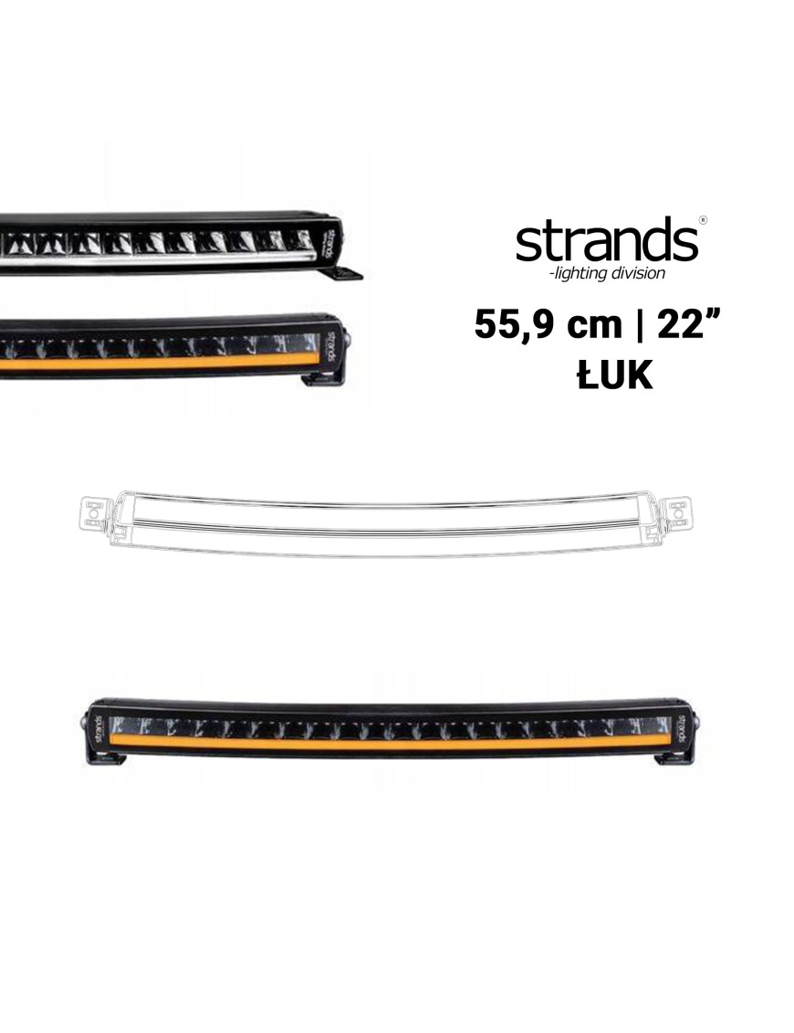 Siberia SRC 22" | 60cm Panel LED łuk