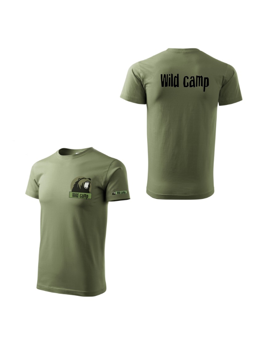 Koszulka typu T-shirt z logiem marki Wild Camp Koszulka typu T-shirt z logiem marki Wild Camp