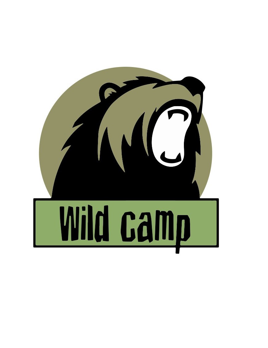 Naklejka Wild Camp 10x10cm