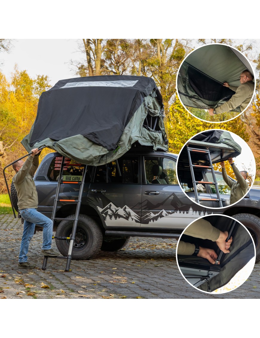 Namiot Dachowy Wild Camp Missisipi II 190 ZIELONY