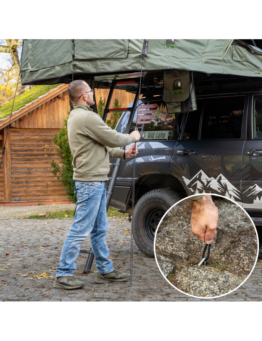 Namiot Dachowy Wild Camp Missisipi II 190 ZIELONY
