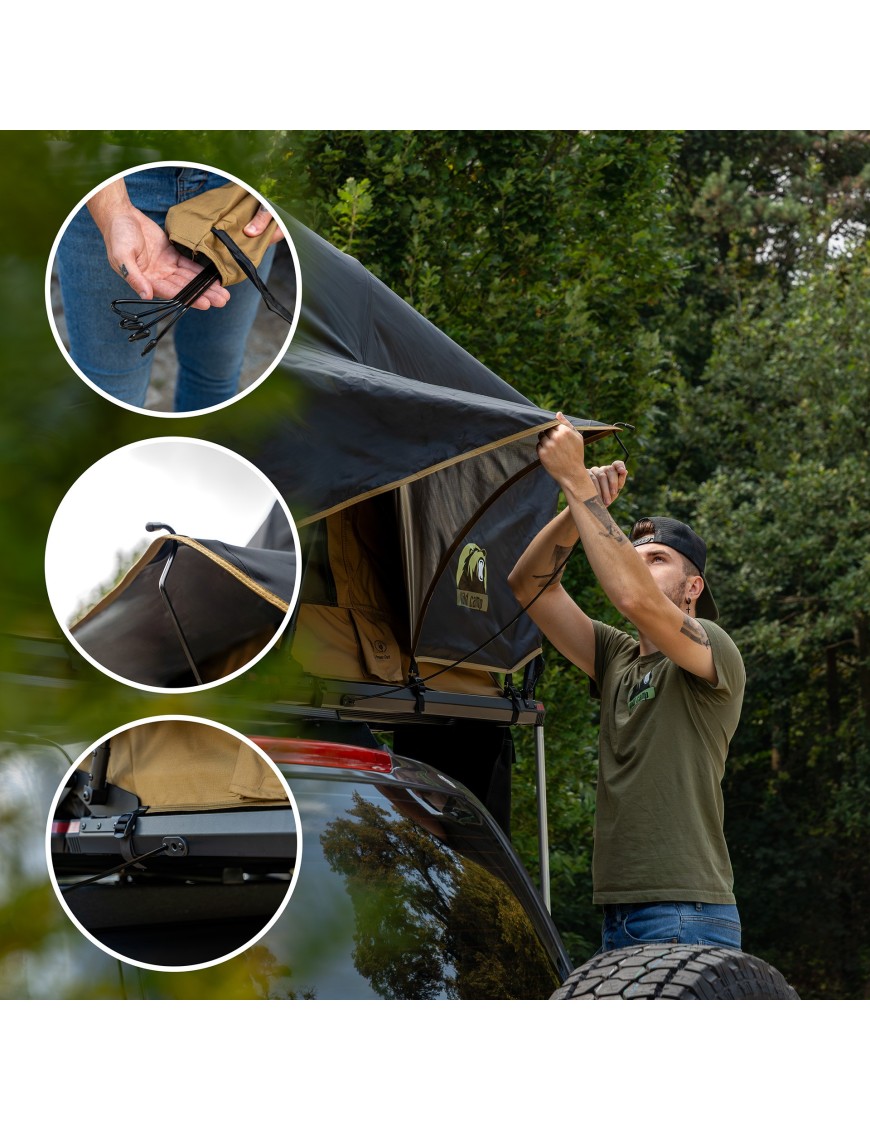 Namiot Dachowy Wild Camp Teennesse 160 Military DAY&ampNIGHT 2.0