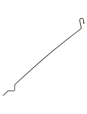 Podpórka okiennic namiotu dachowego 80 cm czarna
