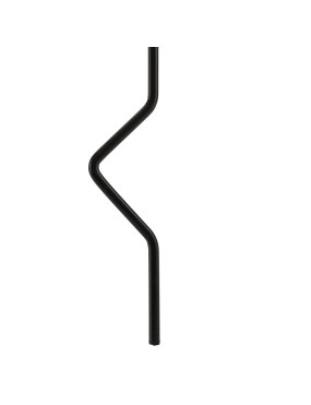 Podpórka okiennic namiotu dachowego 80 cm czarna