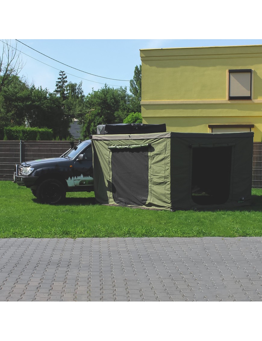 Przedsionek zadaszenia HEX 2 m kierowca zielony Przedsionek zadaszenia HEX 2 m kierowca zielony