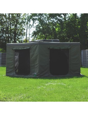 Przedsionek zadaszenia HEX 2,5 m kierowca zielony