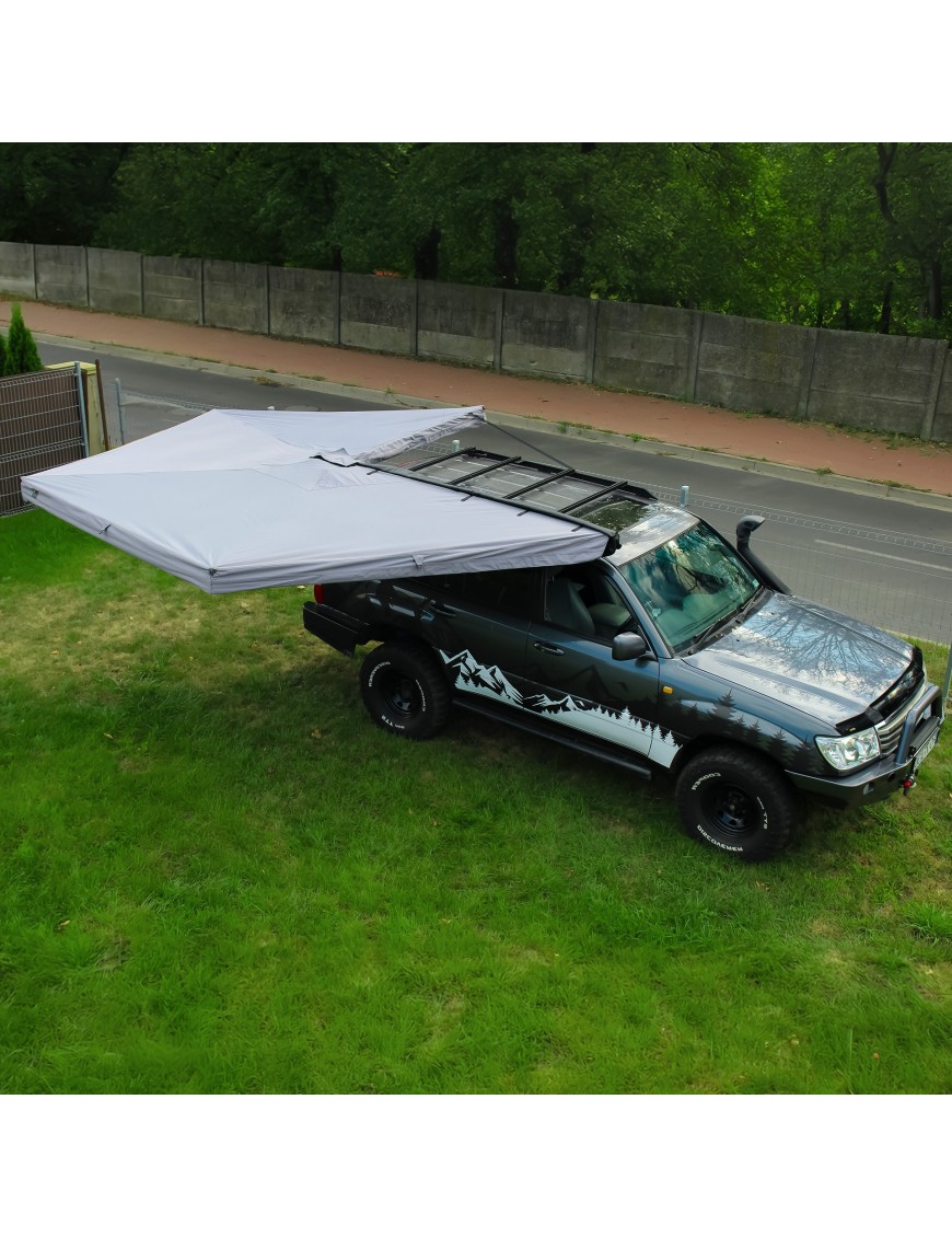 Zadaszenie Batwing II Premium 270° 2,5 m szary pasażer
