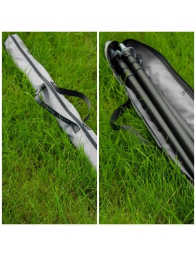 Zadaszenie Batwing II Premium 270° 2,5 m szary pasażer