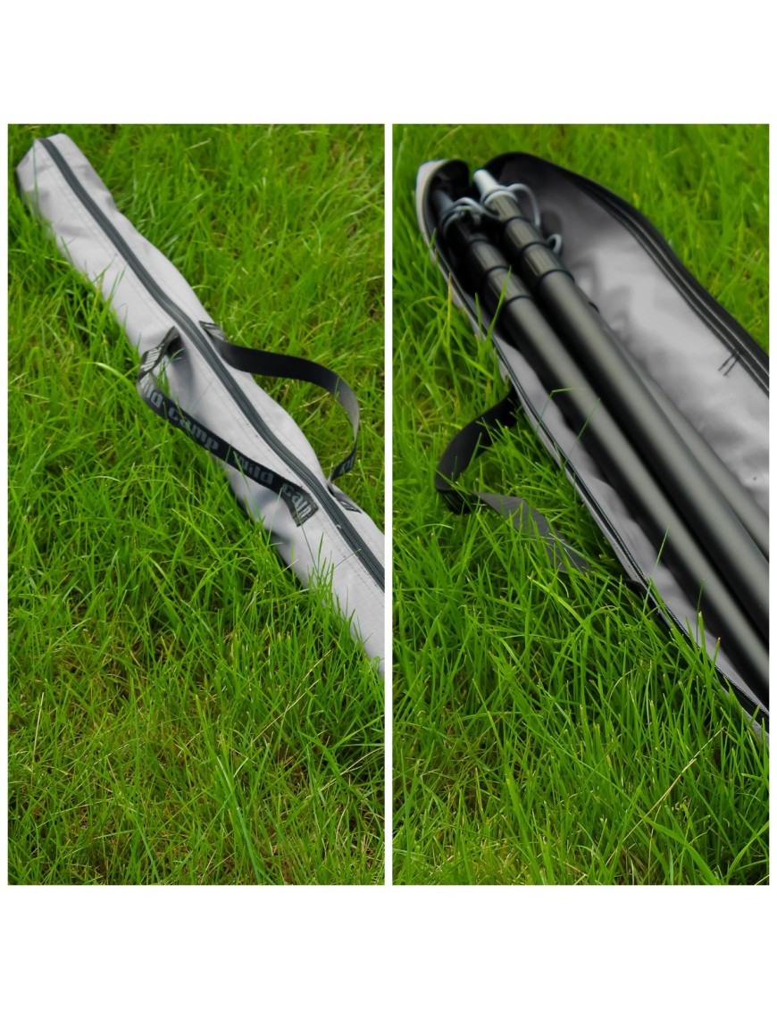 Zadaszenie Batwing II Premium 270° 2,5 m szary pasażer