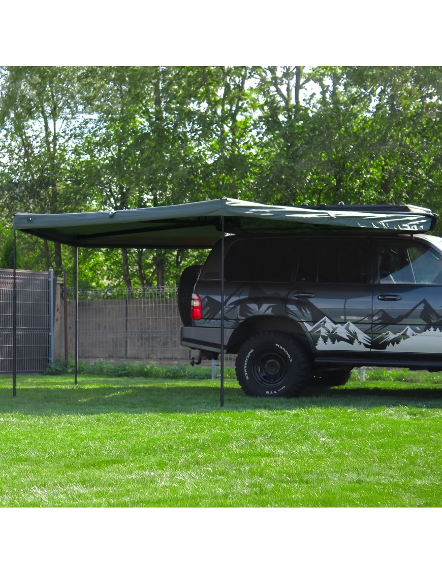 Zadaszenie Batwing II Premium 270° 2,5 m zielony pasażer